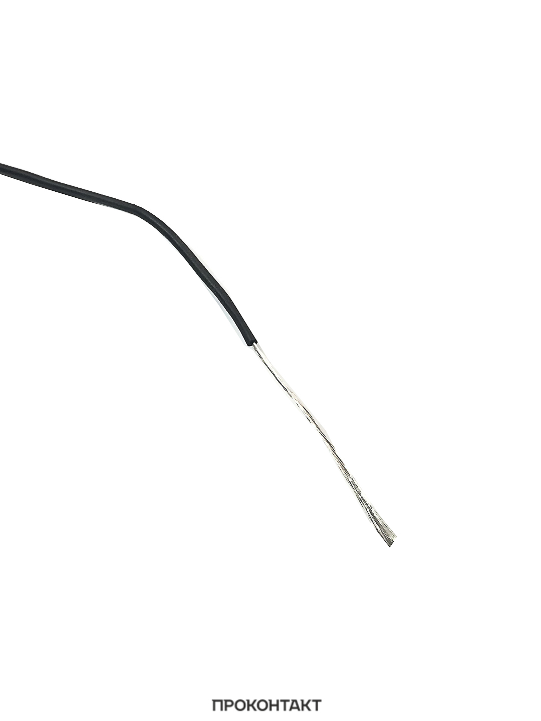 Купить Провод 24AWG луженая медь 1*0.205мм2 черный (термостойкий силикон 40 жил) (на отрез, цена за 1 метр) в Челябинске