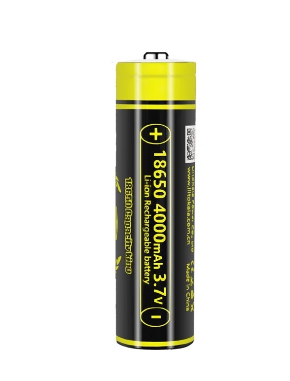 Аккумулятор литий-ионный 18650 Liitokala 4000mah King4000-JT с наконечником