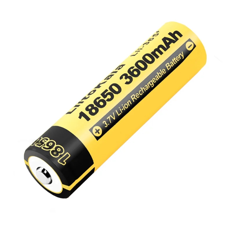 Аккумулятор литий-ионный 18650 Liitokala 3600mah 10A Lii-36S с наконечником