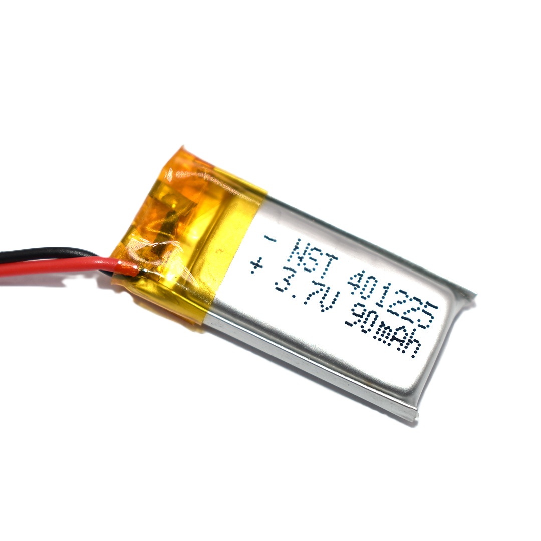 Аккумулятор литий-полимерный 4.0*12*25 401225 (3.7В, 90mah)