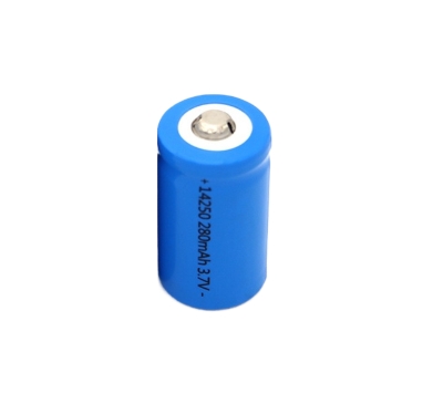 Аккумулятор литий-ионный 14250 300mAh INR XNDL 3.7V (14x25мм) (факт. 300mАh) плоский +