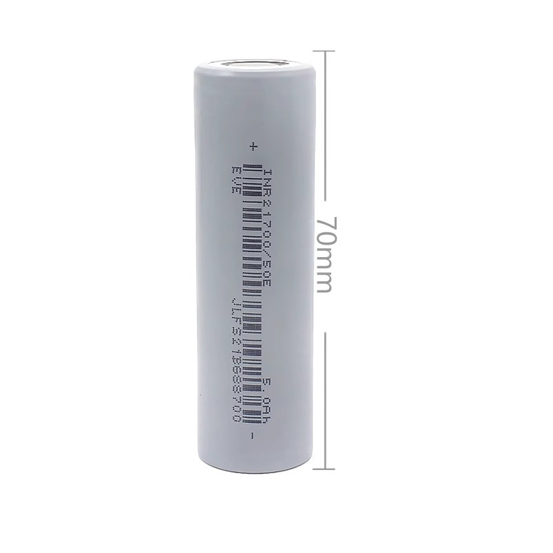 Купить Аккумулятор литий-ионный 21700 5000mah 3C 15A INR EVE 50E (факт. 5000mah) плоский + в Челябинске