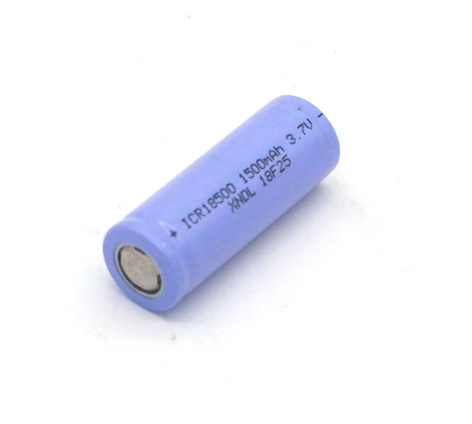 Купить Аккумулятор литий-ионный 18500 1500mah ICR XNDL (факт. 1500mah) плоский + в Челябинске