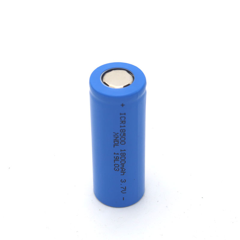 Купить Аккумулятор литий-ионный 18500 1800mah ICR XNDL (факт. 1800mah) плоский + в Челябинске