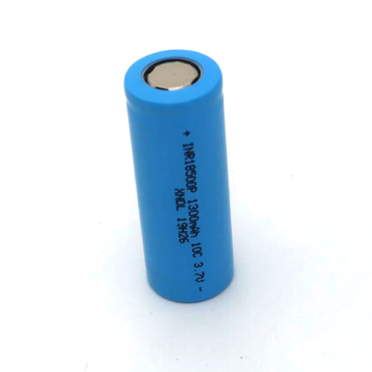 Купить Аккумулятор литий-ионный 18500 1300mah 10C INR XNDL (факт. 1300mah) плоский + в Челябинске