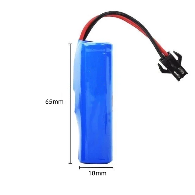 Аккумулятор литий-ионный 18650 3000mAh 3.7V с разъемом SM2.54