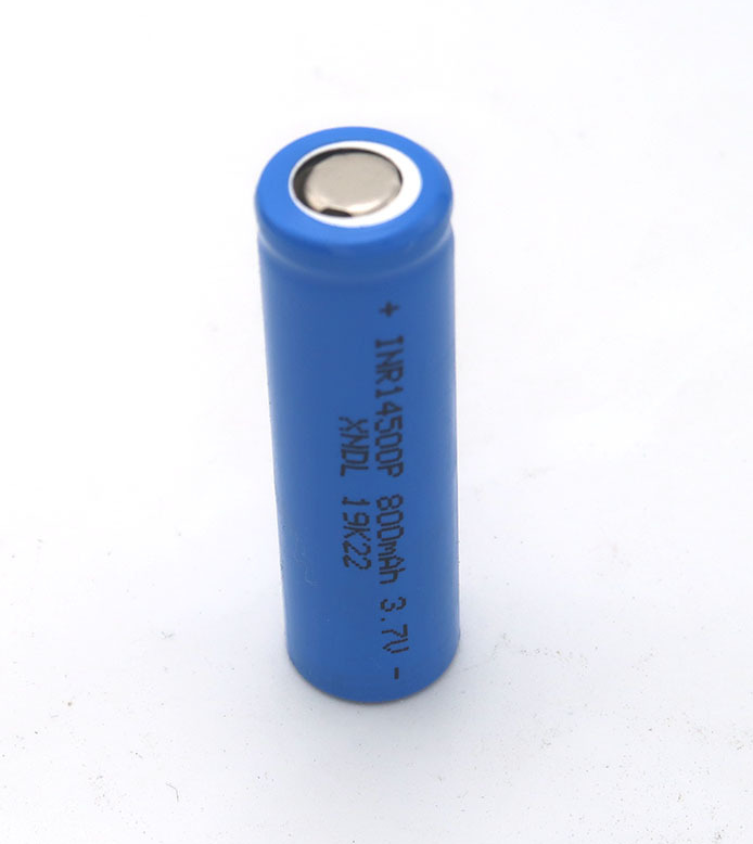 Купить Аккумулятор литий-ионный 14500  800mAh 5C INR XNDL 3.7V (14x50мм) (факт. 800mAh) плоский + в Челябинске