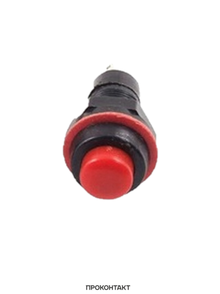 Купить Кнопка DS-213 2A/250VAC без фиксации красная в Челябинске