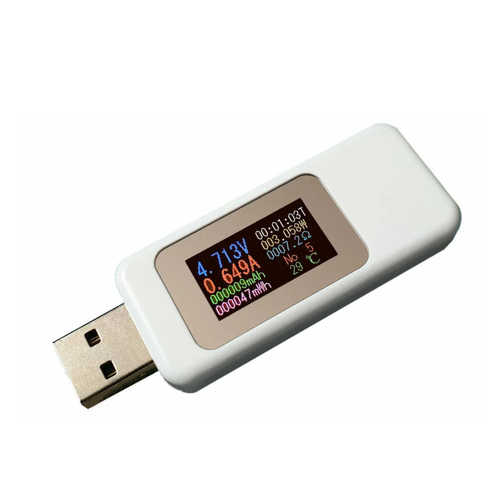 Купить USB тестер KEWEISI KWS-MX18 БЕЛЫЙ в Челябинске