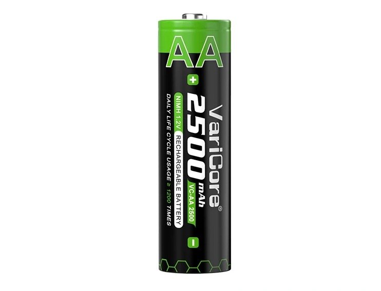 Аккумулятор Ni-MH AA 2500mAh 1.2V VariCore с наконечником