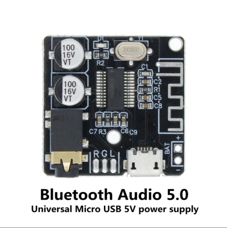 Купить Модуль Bluetooth аудио приемника XY-BT-MINI Bluetooth 5.0 microUSB в Челябинске