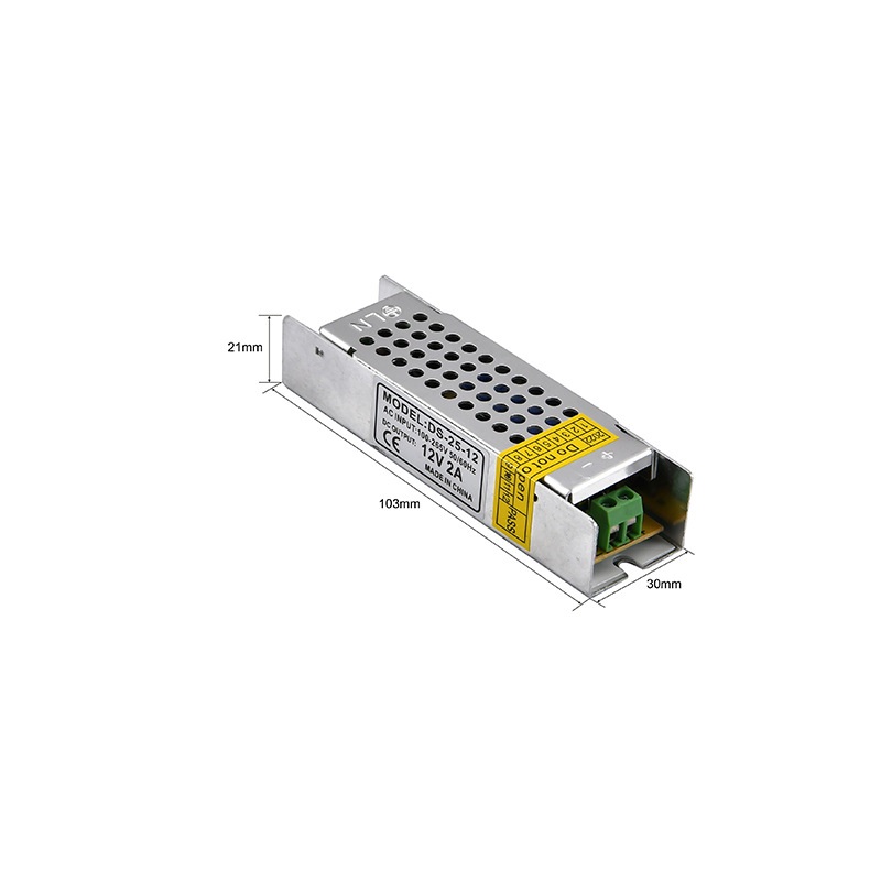 Блок питания 12V DS- 25W (узкий) MLIAN