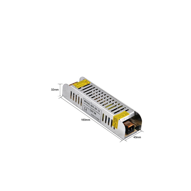 Блок питания 12V DS- 60W (узкий) MLIAN