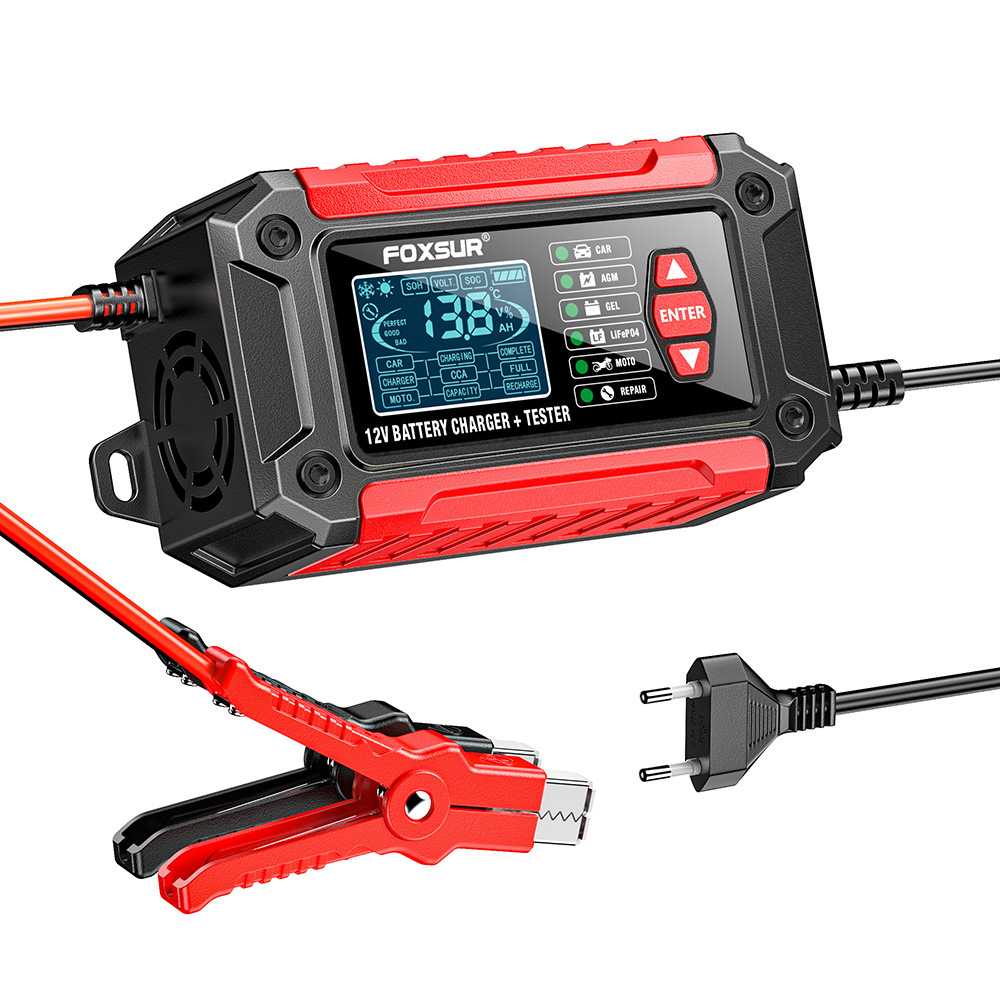 Зарядное устройство для свинцово-кислотных аккумуляторов FOXSUR FTC-1206 (12V 6А)
