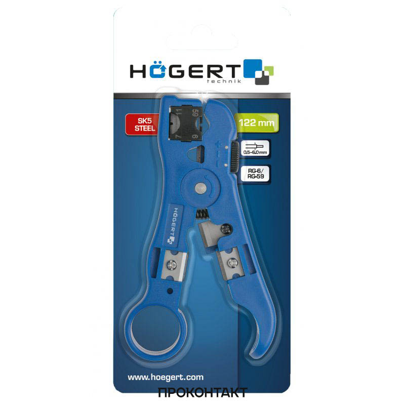 Купить Клещи HOGERT HT1P181 автоматические для снятия изоляции в Челябинске