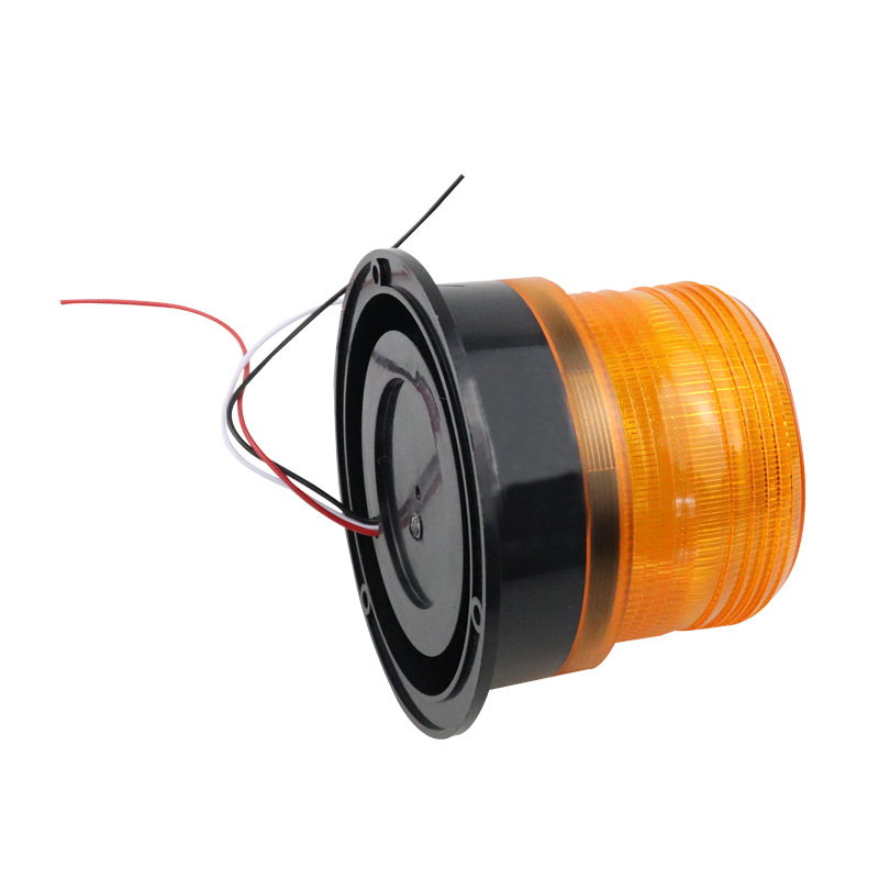 Проблесковый маячок (мигалка) N-5095 желтый 12-24V 95*10мм