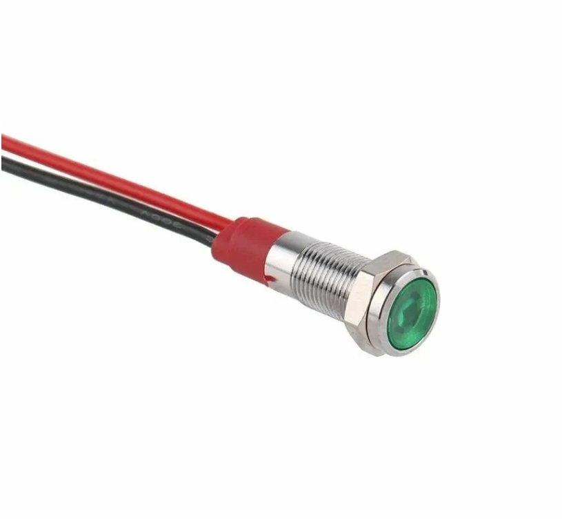 Светодиод в корпусе Ø6мм 12-24V зеленый