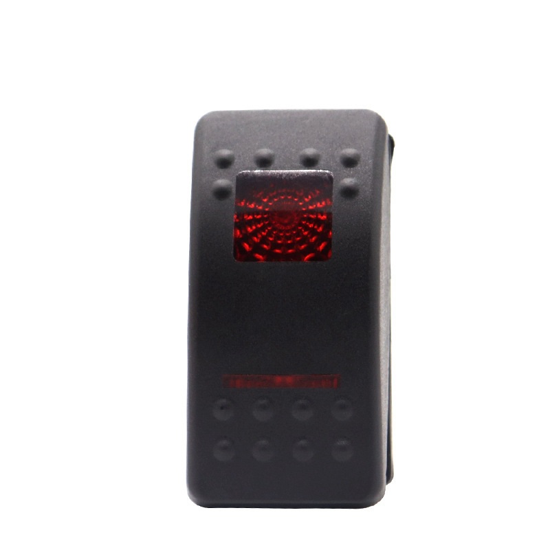 Переключатель автомобильный IP67 ON-OFF DC12V/20A DC24V/10A красная индикация