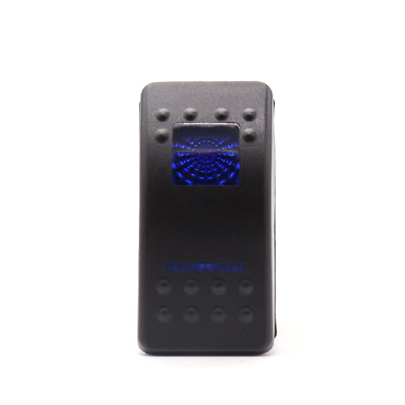 Переключатель автомобильный IP67 ON-OFF DC12V/20A DC24V/10A синяя индикация