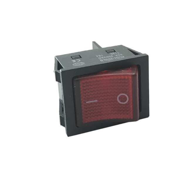 Купить Переключатель KCD4-201N on-off 40A 250V (4 контакта) красный в Челябинске