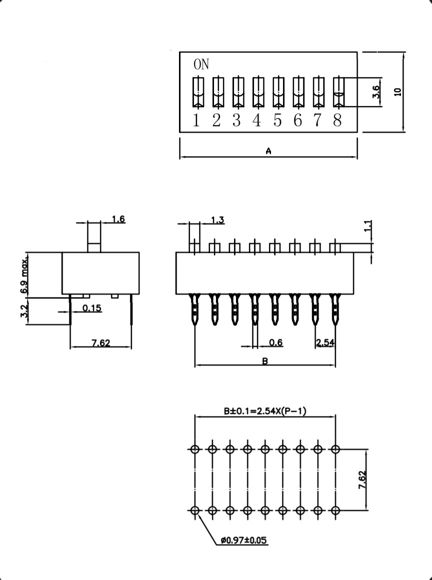 Купить Переключатель DS-05 (SWD1-5) в Челябинске