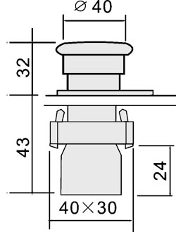 Купить Кнопка LXA2 (3SA5)-BC42 on-(off) в Челябинске