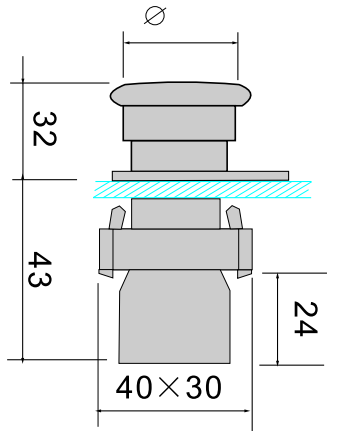 Купить Кнопка LXA2 (3SA5)-BS642 on-off в Челябинске