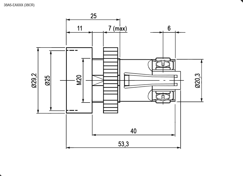 Купить Кнопка LXA2 (3SA5)-EA145 off-(on) в Челябинске