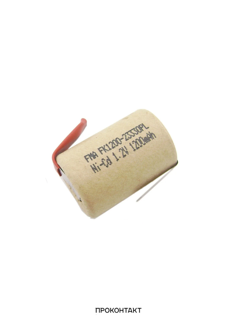 Купить Аккумулятор Ni-Cd 4/5SC 1200mAh 1.2V картонная оболочка с лепестками в Челябинске