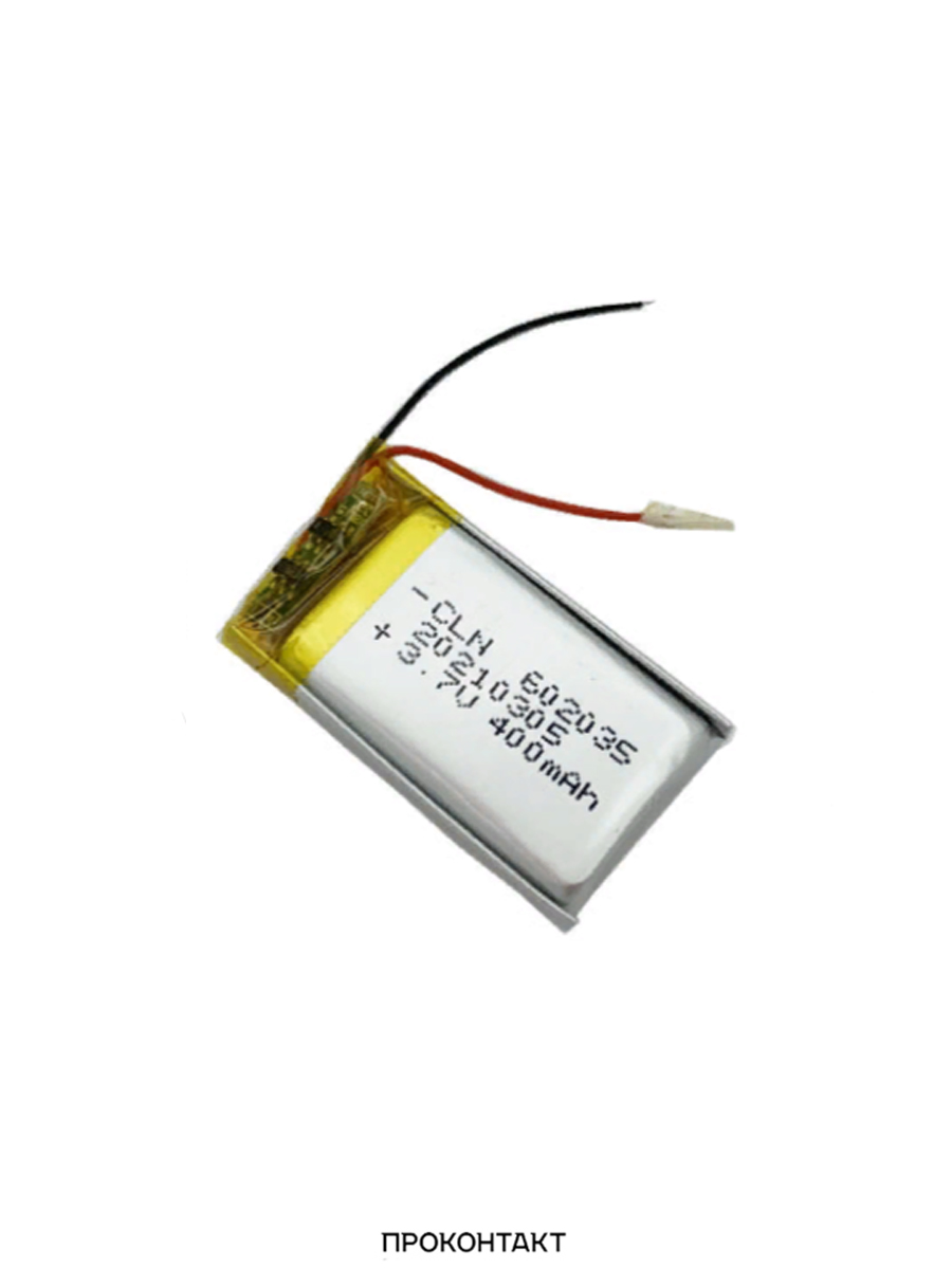 Купить Аккумулятор литий-полимерный 6.0*20*35 602035 (3.7В, 450mah) в Челябинске