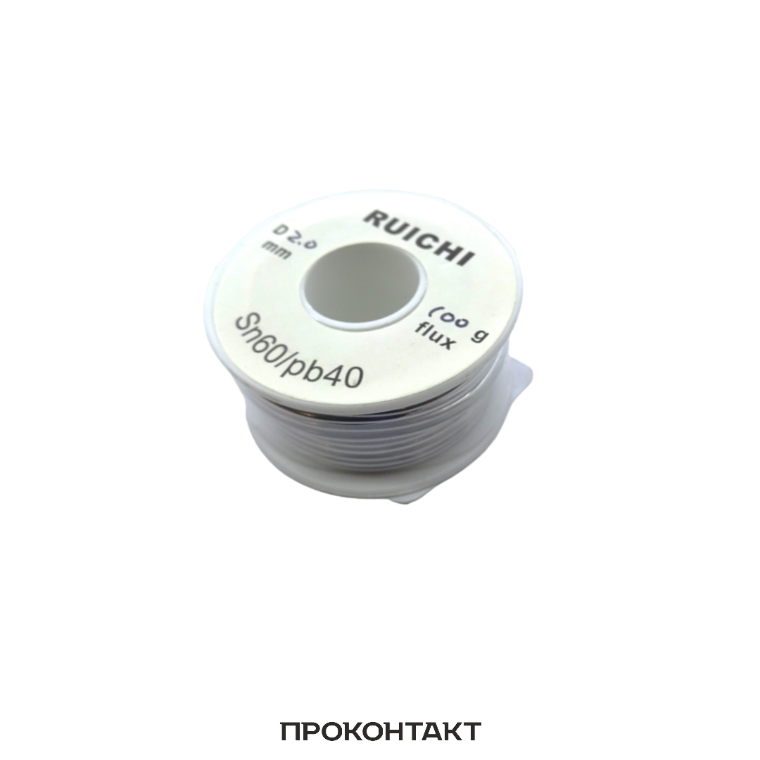 Купить Припой Sn60/Pb40 d2.0mm 100g с флюсом в Челябинске
