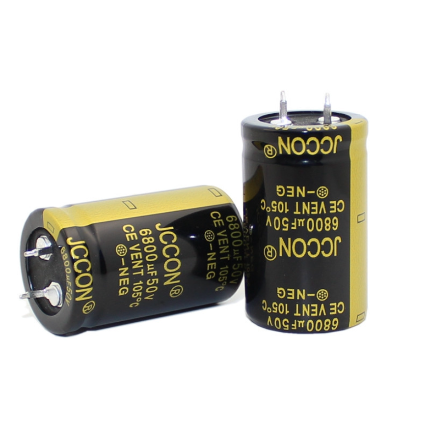 Купить Конденсатор электролитический   6800UF 50V 105*C 25*40 JCCON в Челябинске