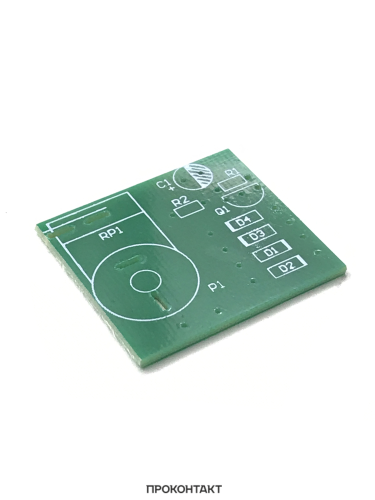 Купить PCB плата для сборки радиоконструктруктора Тиристорный регулятор для настольной лампы в Челябинске