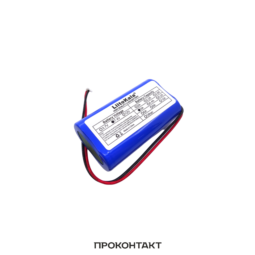 Купить Аккумуляторная сборка 7.4V 2S 3000mAh LiitoKala в Челябинске