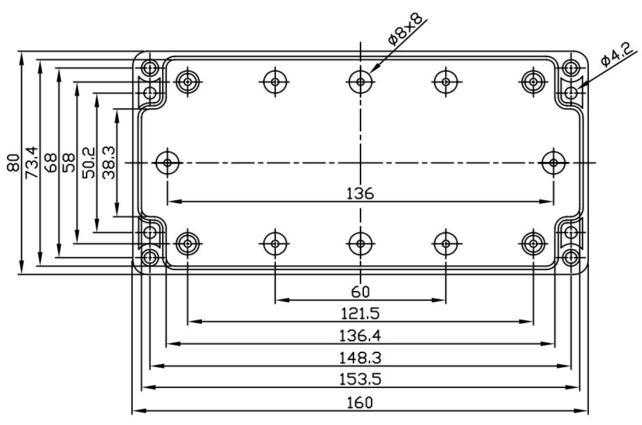 Купить Корпус для РЭА 160x80x55 11-84 G258 в Челябинске