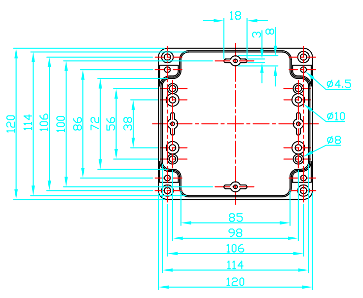 Купить Корпус для РЭА 122x120x55 11-93 G278 в Челябинске