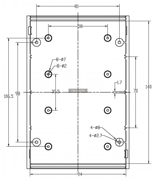 Купить Корпус для РЭА 150x100x53 Z15-5 в Челябинске