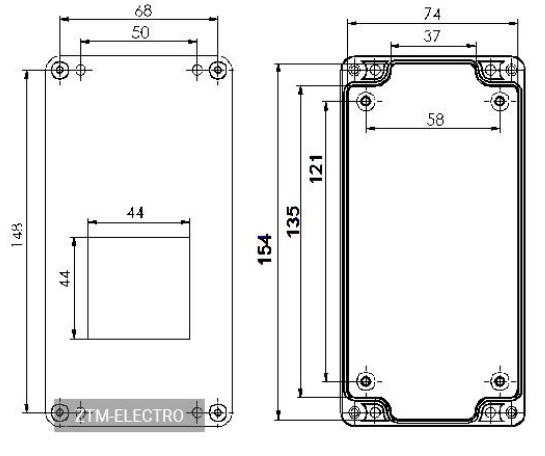 Купить Корпус для РЭА 160x80x55 Z368 11-84 в Челябинске