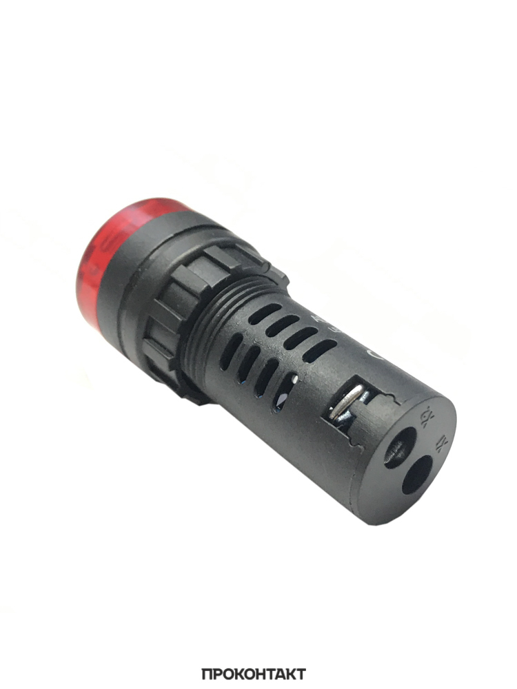 Купить Индикатор светозвуковой AD16-22SM Ø22 12V красный LED в Челябинске