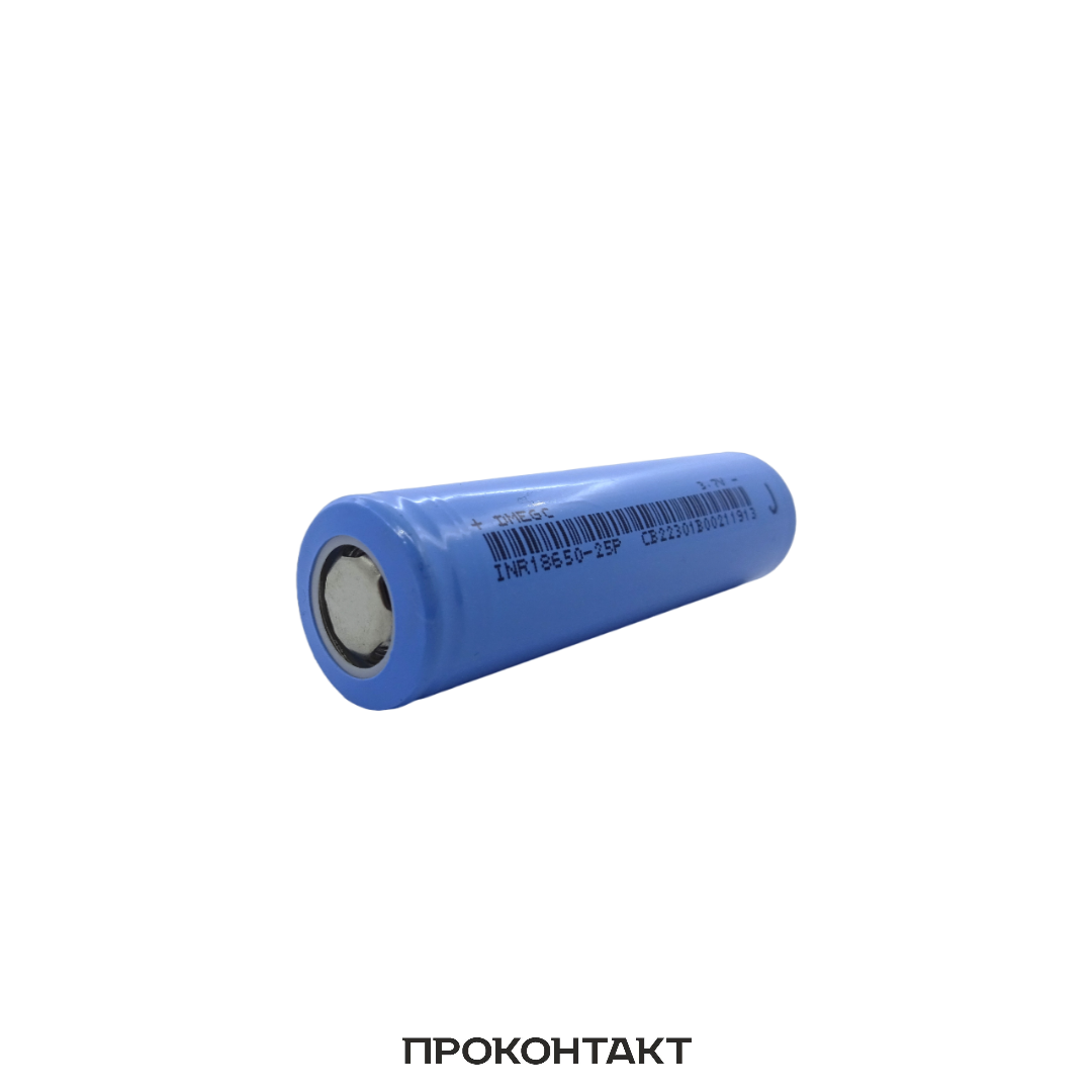 Аккумулятор литий-ионный 18650 2500mah 8C INR (факт 2600 mah) плоский +  купить в магазине радиотехники «Проконтакт»