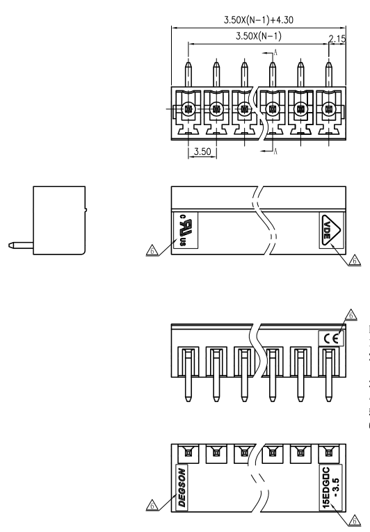 Купить Клеммник 15EDGRC-3.5-06P-14-00A(H) в Челябинске