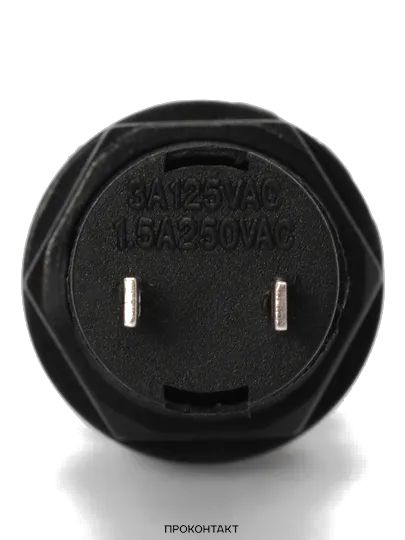 Купить Кнопка DS-428 1.5A/250VAC без фиксации черная в Челябинске