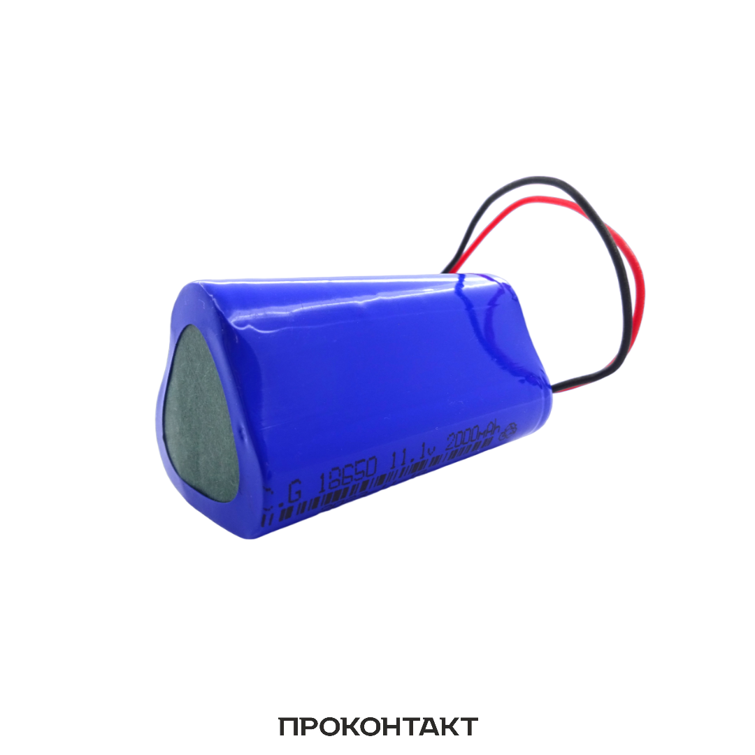 Купить Аккумуляторная сборка 11.1V 2000mAh с разъемом XH2.54 3S треугольник в Челябинске