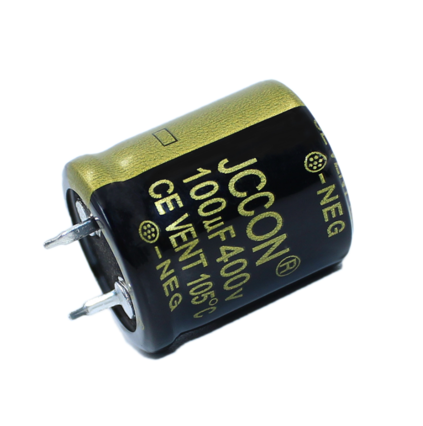Купить Конденсатор электролитический    100UF 400V 105*C 22*25 JCCON в Челябинске