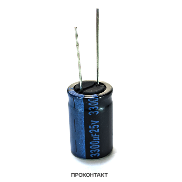 Купить Конденсатор электролитический 3300UF 25V 105*C 16*25 TKR JAMICON Купить Конденсатор электролитический 3300UF 25V 105*C 16*25 TKR JAMICON в Челябинске
