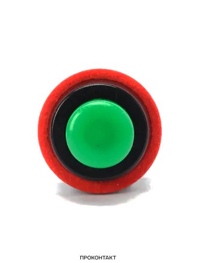 Купить Кнопка DS-213 2A/250VAC без фиксации зеленая в Челябинске