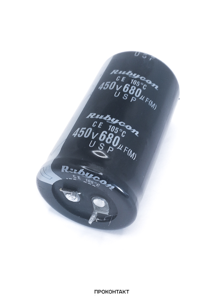 Купить Конденсатор электролитический    680UF 450V 105*C 35*60 БУ!!! ДЕМОНТАЖ!!! в Челябинске