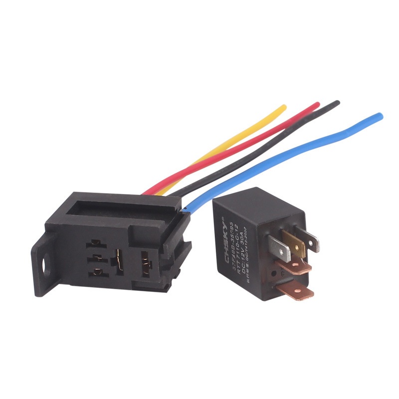 Реле RTT7110-C-12 (FLS823-012-1C, AQR 12/40SW-5(M)) 12VDC 30A 5 контактов с колодкой