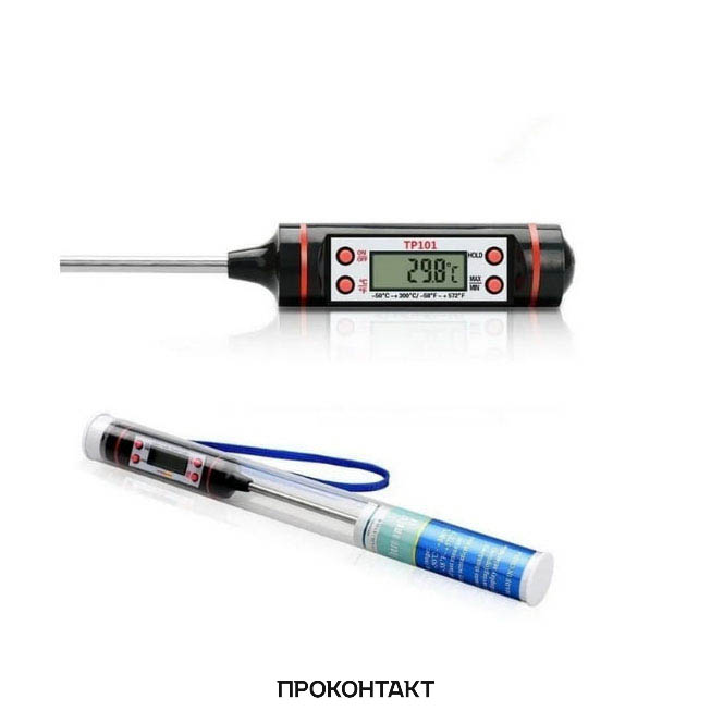 Купить Термометр с щупом (-50℃ - 300℃) TP101 черный в Челябинске