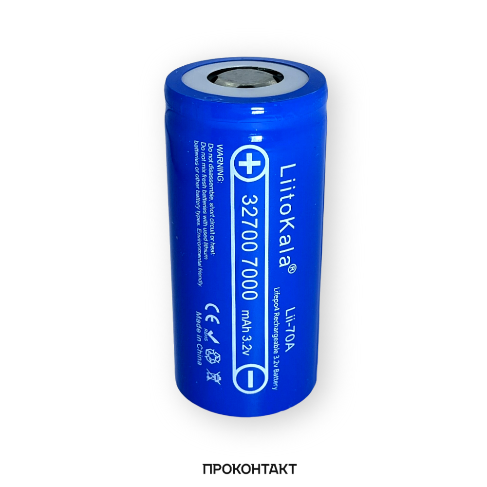 Купить Аккумулятор LifePO4 32700 7000mah 3.2V LiitoKala Lii-70A в Челябинске
